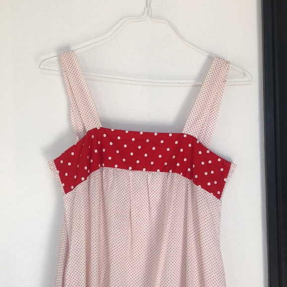 60s Vintage Krist Gudnason Swiss dot prairie dress - Picture 5 of 7